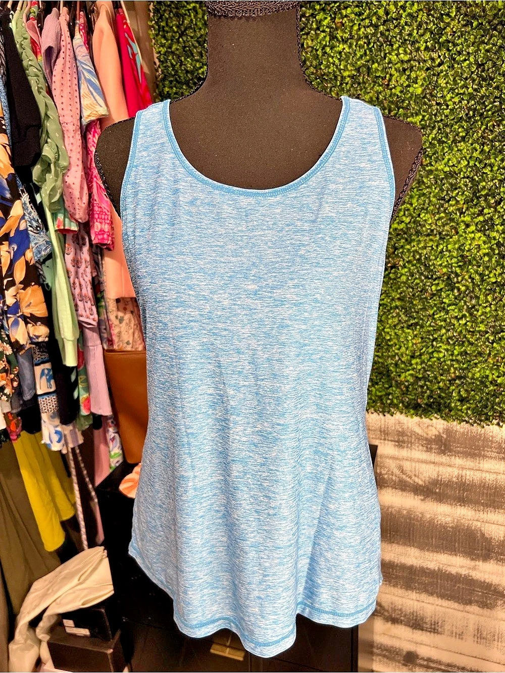 HEAD Victorious Tank Blue Racerback Tank Top Like New